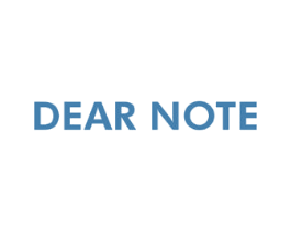 DEAR NOTE 第25类服装鞋帽商标图样