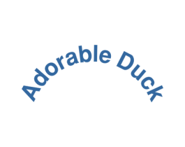 ADORABLE DUCK 第25类服装鞋帽商标图样