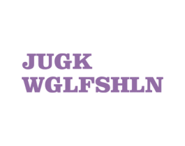 JUGK WGLFSHLN 第25类服装鞋帽商标图样