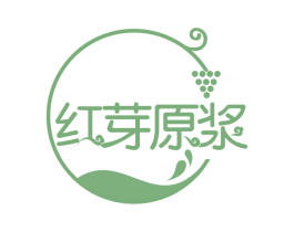 红芽原浆 第32类啤酒饮料商标图样