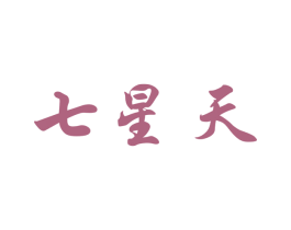 七星天 第18类皮革箱包商标图样