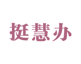 挺慧办 第35类广告贸易商标图样