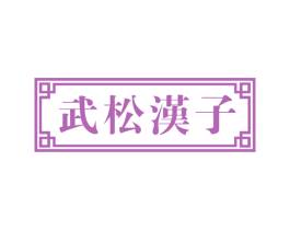 武松汉子 第30类小食配料商标图样