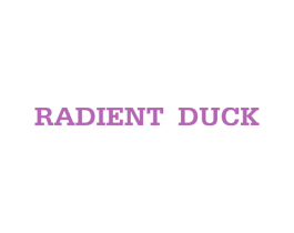 RADIENT DUCK 第25类服装鞋帽商标图样