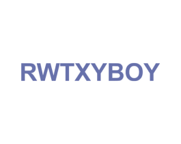 RWTXYBOY 第25类服装鞋帽商标图样