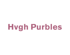 HVGH PURBLES 第25类服装鞋帽商标图样