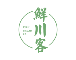 鲜川客 第43类餐饮酒店商标图样