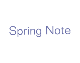 SPRING NOTE 第3类化妆品商标图样