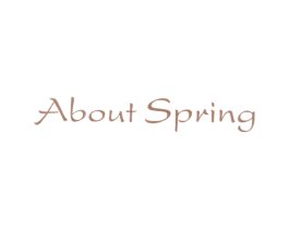 ABOUT SPRING 第25类服装鞋帽商标图样