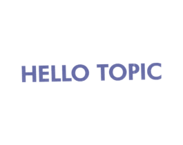 HELLO TOPIC 第25类服装鞋帽商标图样