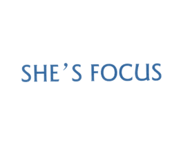 SHE'S FOCUS 第25类服装鞋帽商标图样