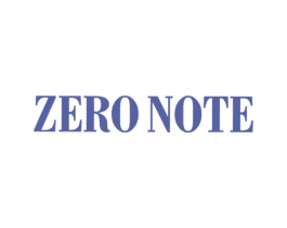 ZERO NOTE 第25类服装鞋帽商标图样