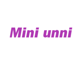 MINI UNNI 第25类服装鞋帽商标图样