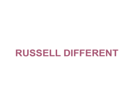 RUSSELL DIFFERENT 第25类服装鞋帽商标图样