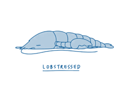 LOBSTRESSED 第18类皮革箱包商标图样