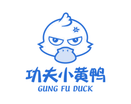 功夫小黄鸭 GUNG FU DUCK 第43类餐饮酒店商标图样
