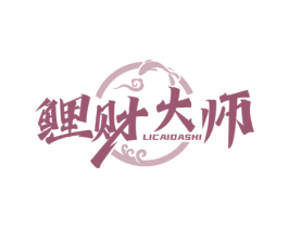 鲤财大师 第36类金融物管商标图样