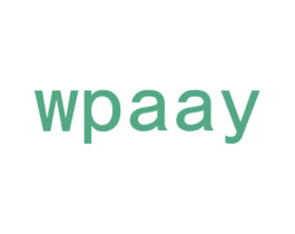 WPAAY 第25类服装鞋帽商标图样