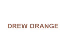 DREW ORANGE 第25类服装鞋帽商标图样