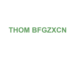 THOM BFGZXCN 第25类服装鞋帽商标图样
