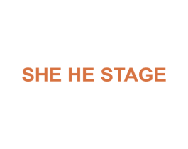 SHE HE STAGE 第25类服装鞋帽商标图样