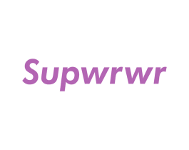 SUPWRWR 第25类服装鞋帽商标图样