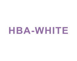 HBA-WHITE 第25类服装鞋帽商标图样