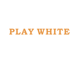 PLAY WHITE 第25类服装鞋帽商标图样