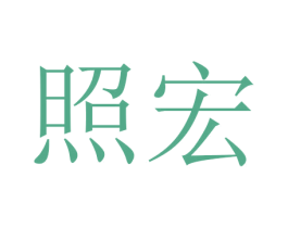 照宏 第11类家用电器商标图样