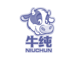 牛纯 第29类食品商标图样