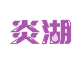 炎湖 第33类酒商标图样