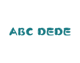 ABC DEDE 第25类服装鞋帽商标图样