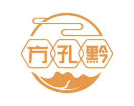 方孔黔 第30类小食配料商标图样