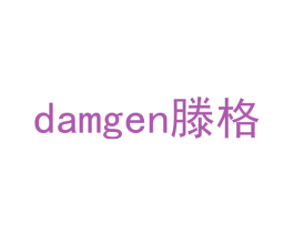 DAMGEN 滕格 第14类珠宝钟表商标图样