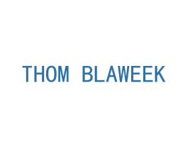 THOM BLAWEEK 第25类服装鞋帽商标图样