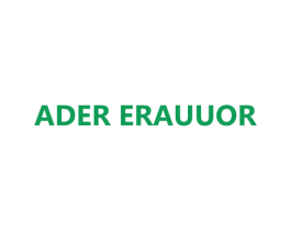 ADER ERAUUOR 第25类服装鞋帽商标图样