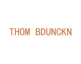 THOM BDUNCKN 第25类服装鞋帽商标图样