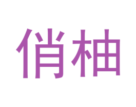 俏柚 第30类小食配料商标图样