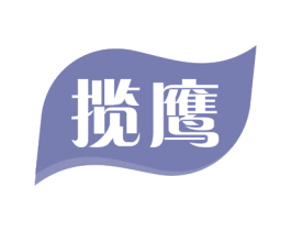 揽鹰 第18类皮革箱包商标图样