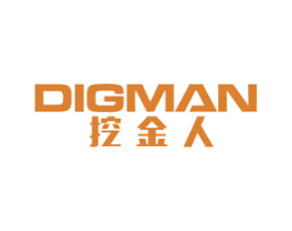 挖金人 DIGMAN 第6类五金金属商标图样