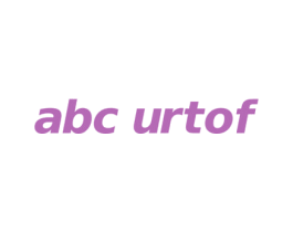 ABC URTOF 第25类服装鞋帽商标图样