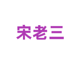 宋老三 第3类化妆品商标图样