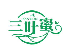 三叶蜜 第3类化妆品商标图样
