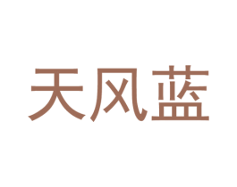 天风蓝 第25类服装鞋帽商标图样