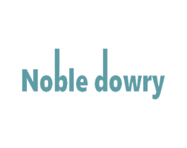 NOBLE DOWRY 第24类布料床单商标图样
