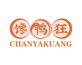 馋鸭狂 第35类广告贸易商标图样