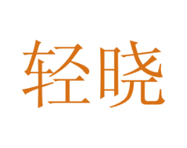 轻晓 第5类医药商标图样