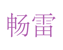 畅雷 第30类小食配料商标图样