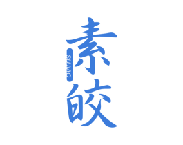 素皎 第3类化妆品商标图样