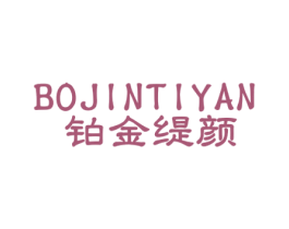 铂金缇颜 第3类化妆品商标图样